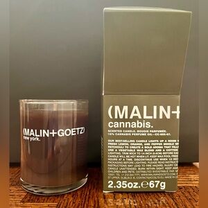 NEW MALIN+GOETZ Travel Size Cannabis Candle 2.35oz